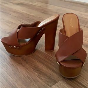 Brown heels